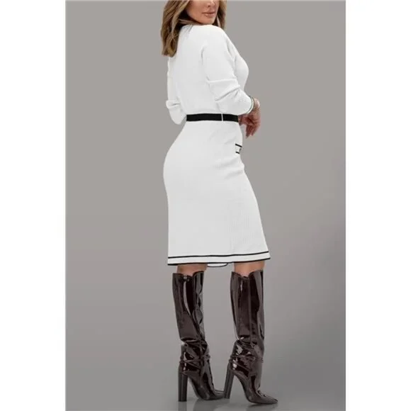 bohemian lace midi dress Queen Lace Midi Dress- White
